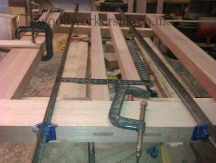 Victorian style gates - framed up