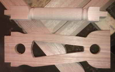The turned spindles and shaped panels that make up the Victorian gates