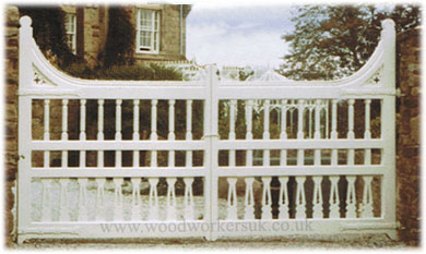 Bespoke wooden gates