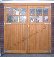 New pictures of our made to measure wooden garage doors