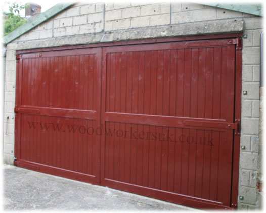 Menai garage doors made for Mr Willis