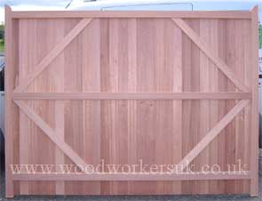 Morticed and tenon jointed fence panels