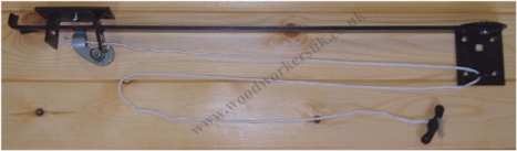 Black garage door holders