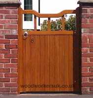 wooden garden gates