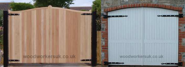 Wooden gates & garage doors