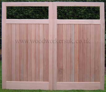 made to measure side hinged garage doors