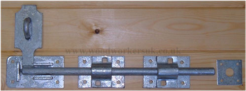 Lockable dropbolts for timber gates and garage doors