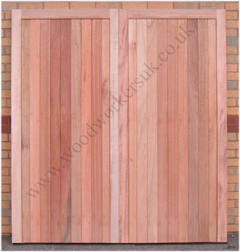 Made to measure side hung garage doors