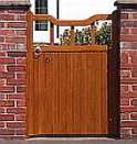 Wooden garden gates