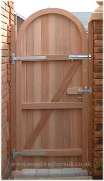 Wooden pedestrian gates