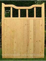 Minera gates featuring a dropped head