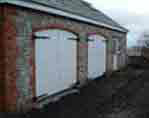 Wooden driveway gates