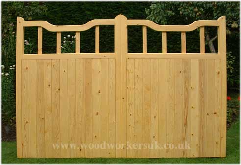 wooden gates by Gate Expectations