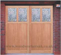 Wooden garage doors - The Elwy