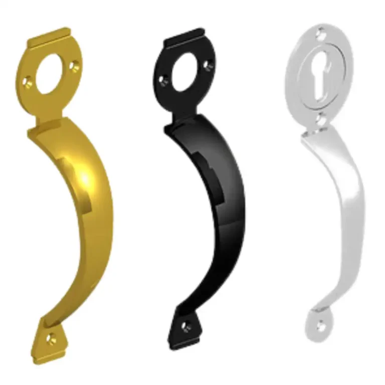 Gatemate Long Throw Lock Handles - choose from the handle for the standard round barrel lock or the handle for the euro profile lock