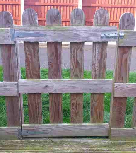 Heavy Duty Wall Mount Gate Hinges 2-Pair - 5/8" Pin For Wood & Concrete Fences