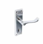 Securit 150mm Victorian Scroll Lever Lock Chrome Plated Handles