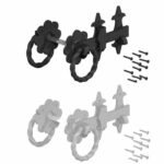 Heavy Duty Ornamental Twisted Ring Gate Latches