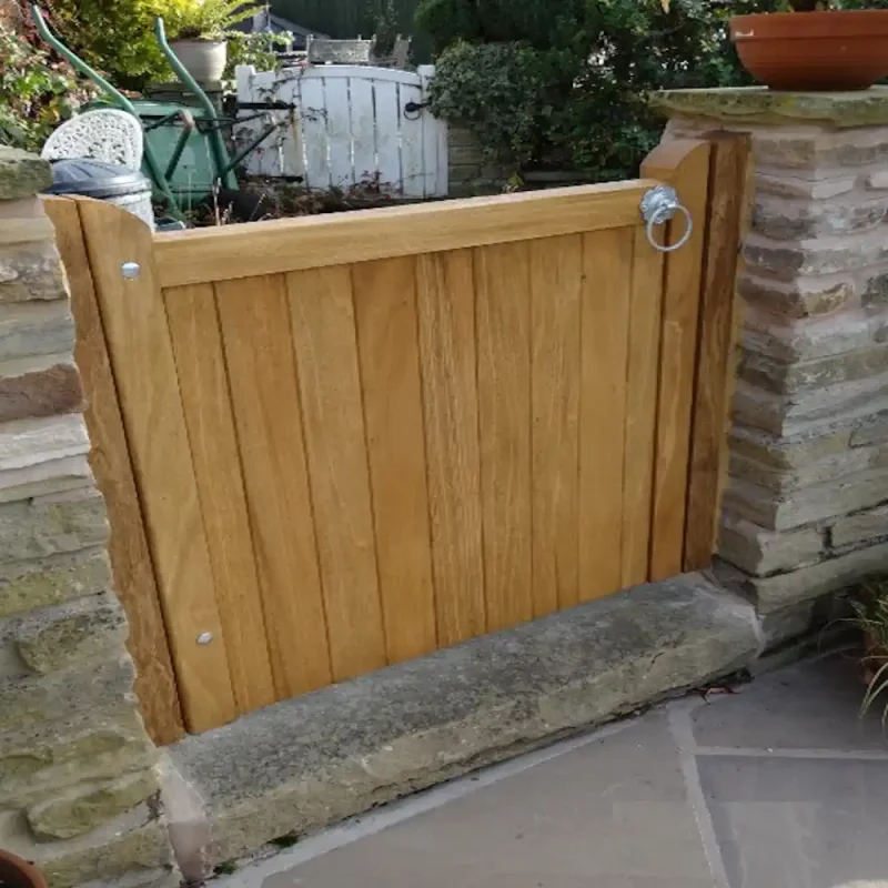 Denbigh pedestrian gate in oak
