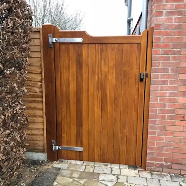 Nannerch pedestrian gate Oak