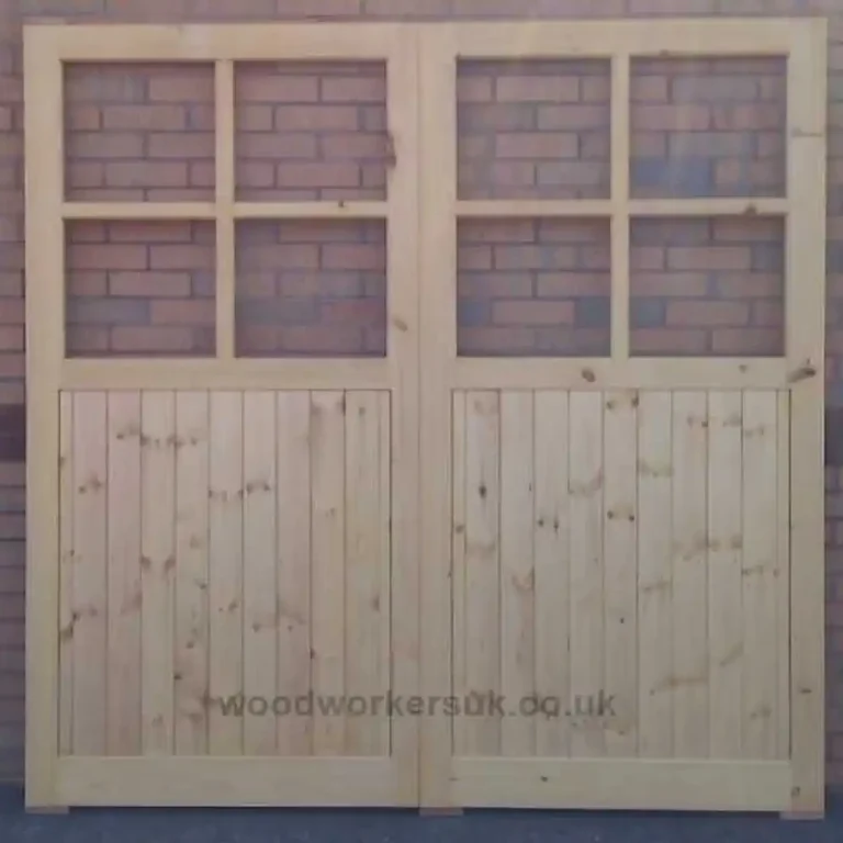 Our Brenig garage doors with added insulation!